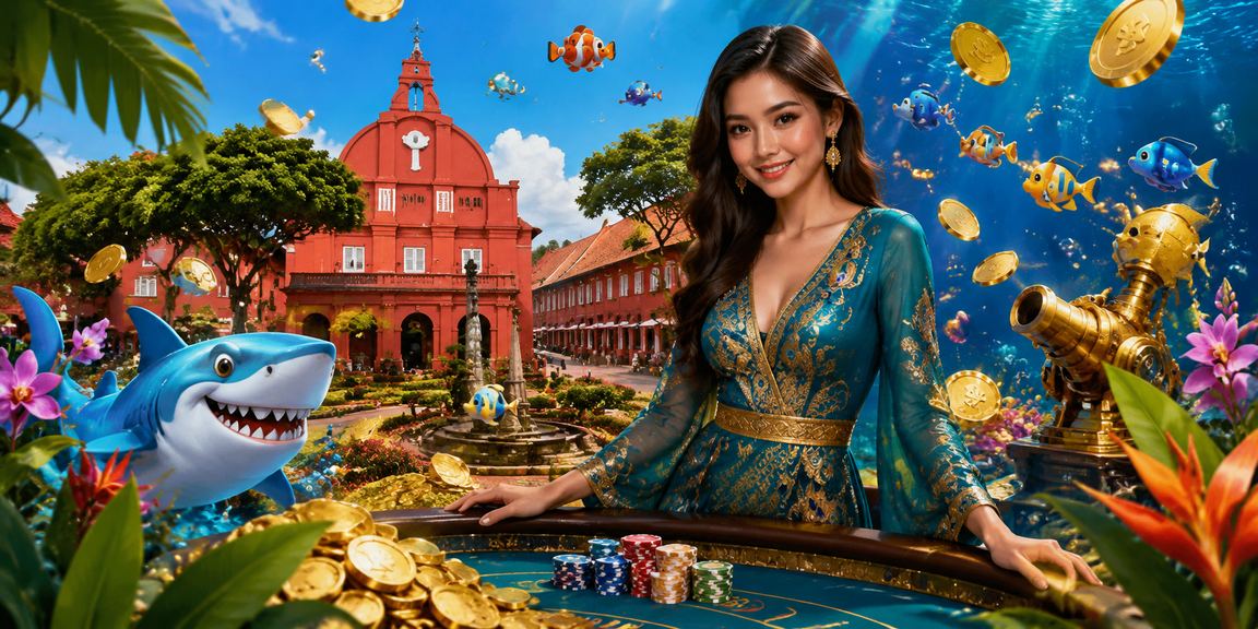 Permainan hiburan kasino vip2 dengan latar belakang batik Melaka yang unik